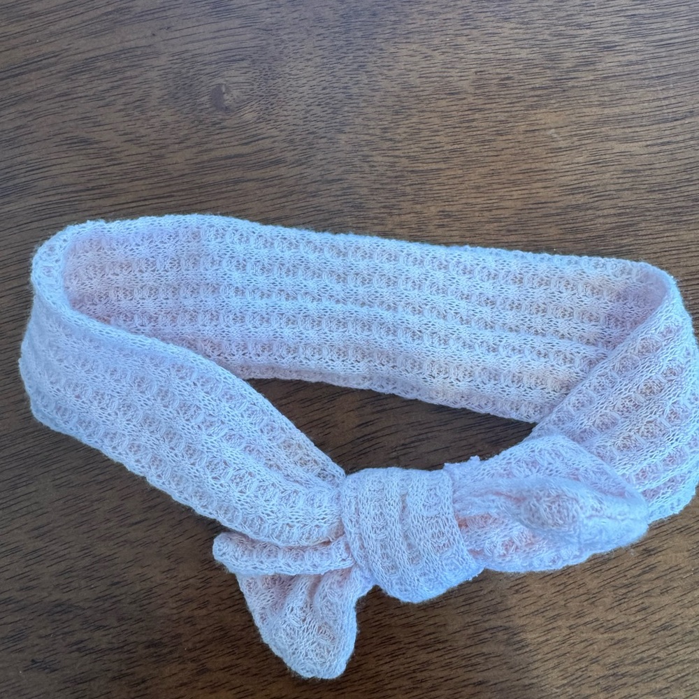 Pink Knitted Headband